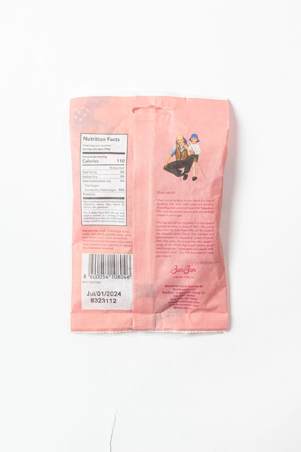 BonBon | Swedish Gummies: Sweet Strawberry Fish (150g)