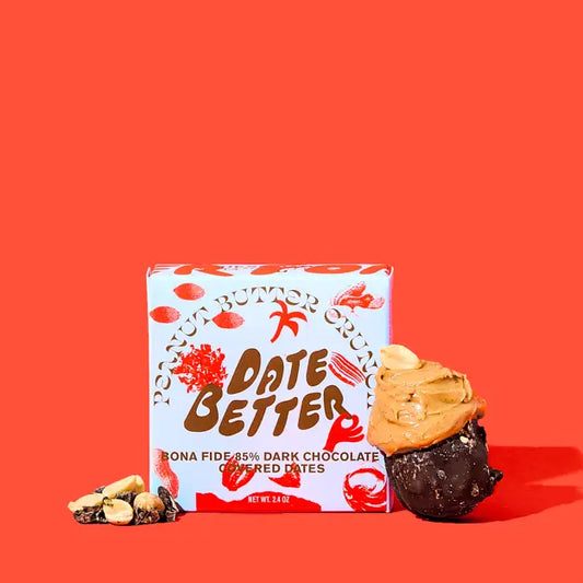 Date Better | Peanut Butter Crunch Chocolate Covered Dates (95g) *SHIPS AUG 1*