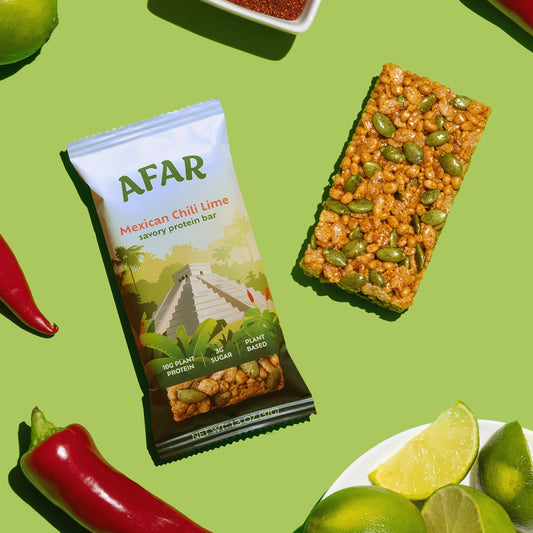Afar Foods | Mexican Chili Lime Savory Protein Bar (37g)