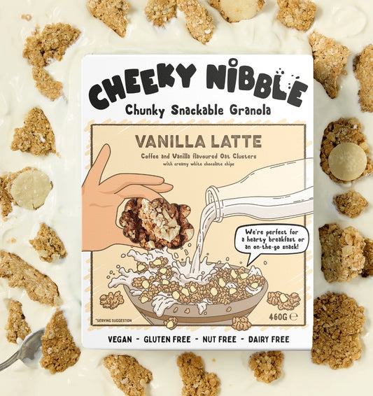 Cheeky Nibble | Vanilla Latte Granola (460g) *SHIPS SEP 1*