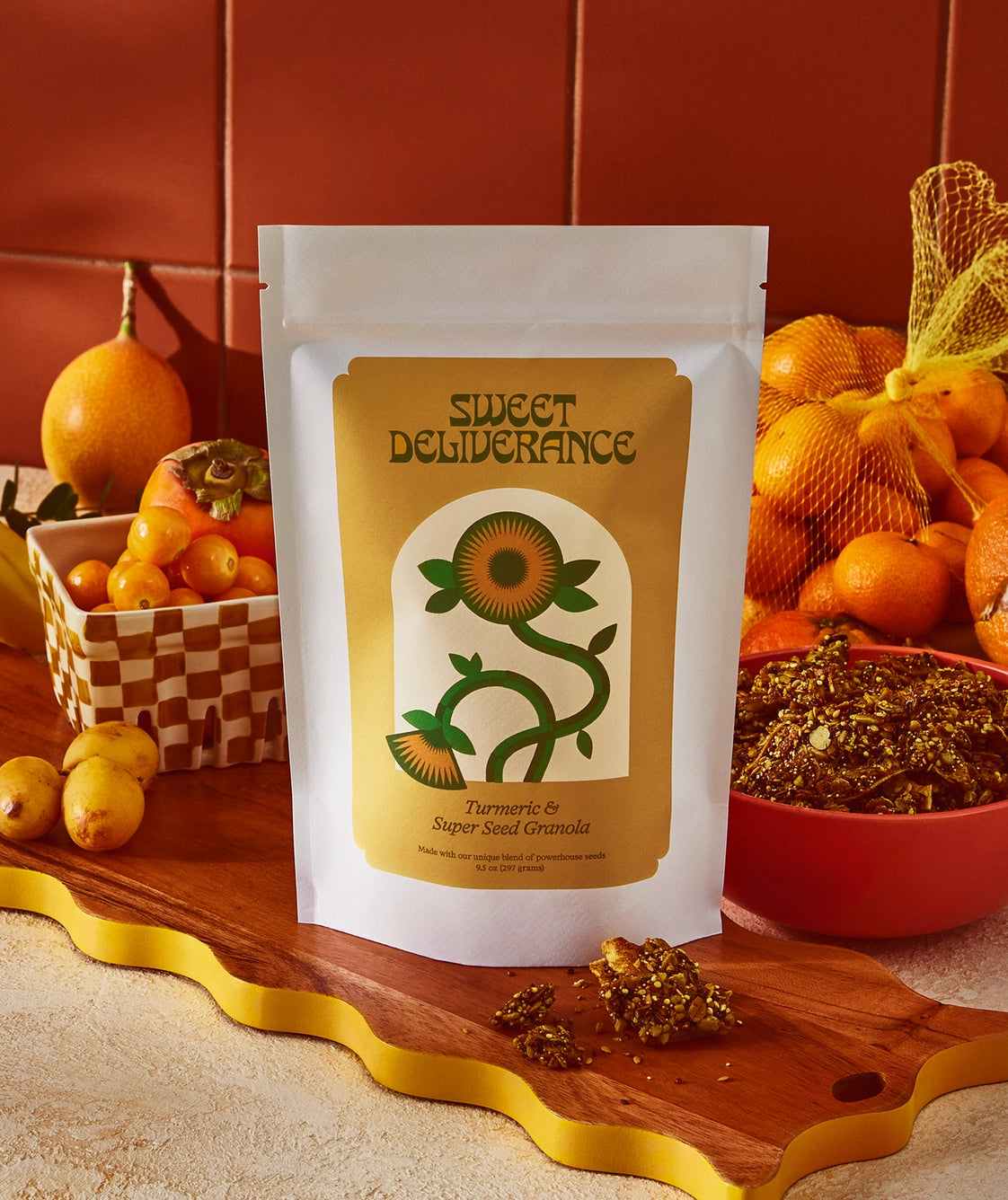 Sweet Deliverance | Organic Turmeric & Super Seed Granola (85g)