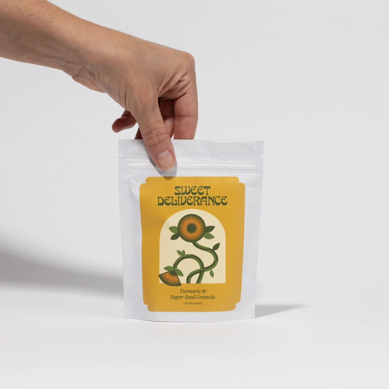 Sweet Deliverance | Organic Turmeric & Super Seed Granola (85g)