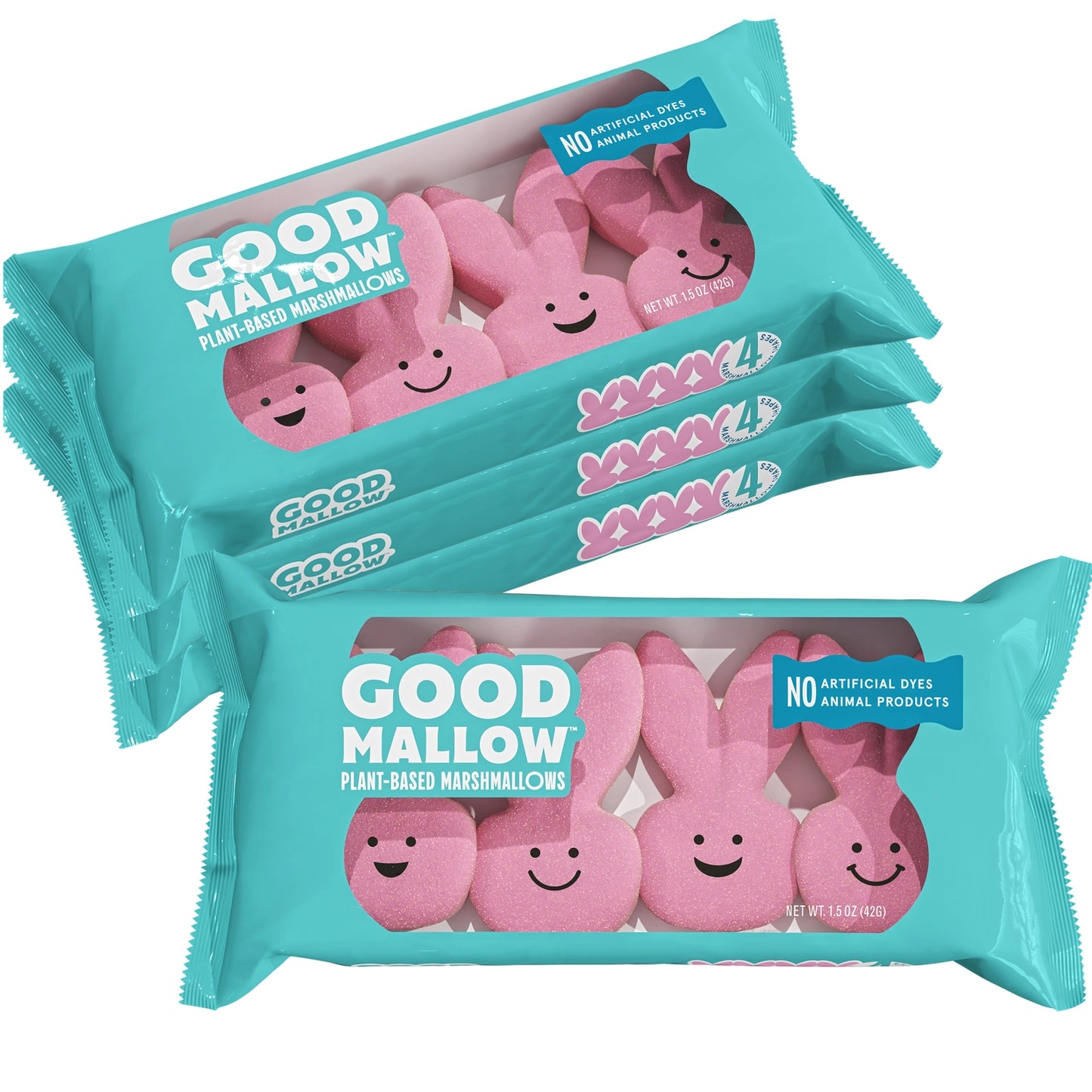 GoodMallow | Yellow Easter Bunny Marshmallows (42g) *SHIPS MID-MAR*