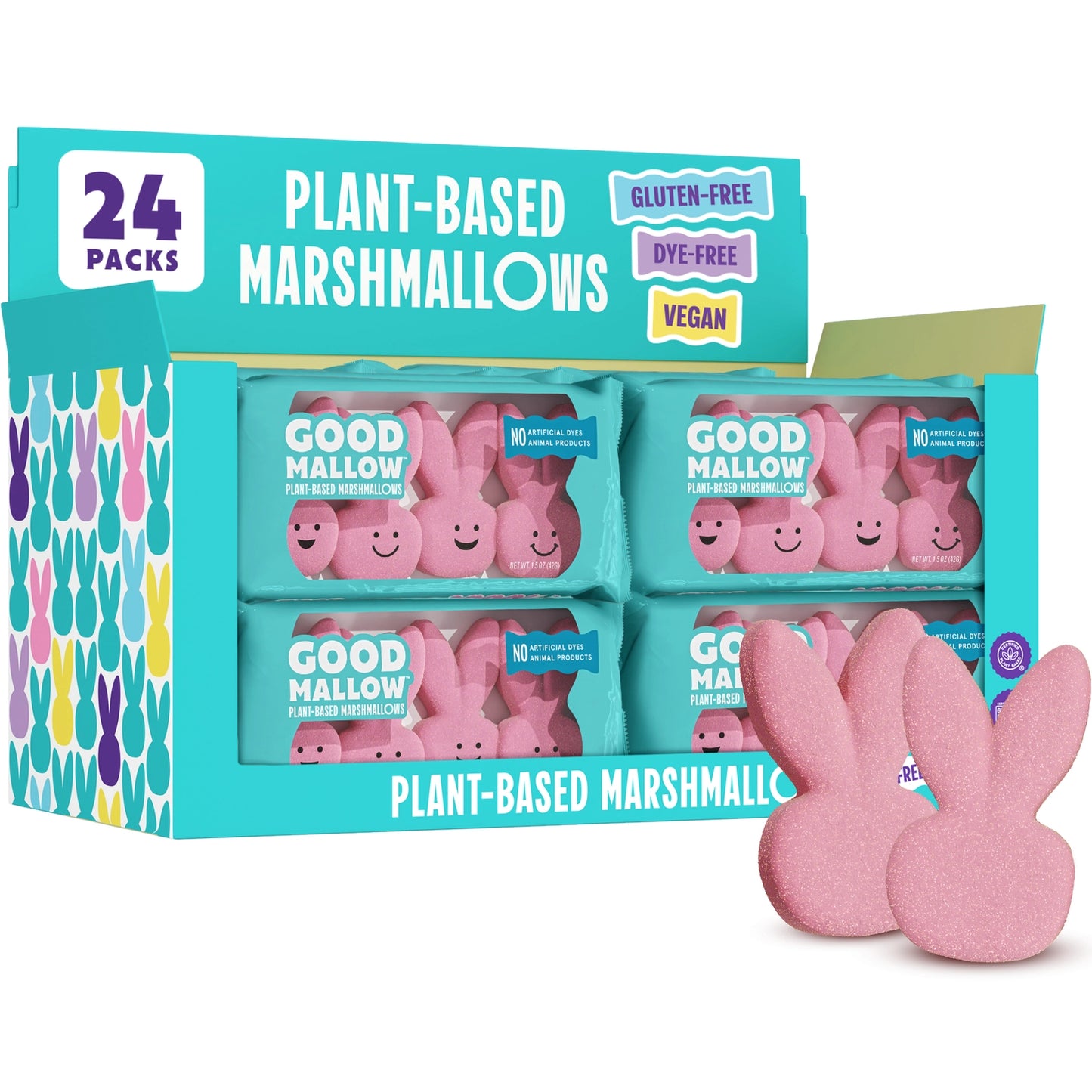 GoodMallow | Pink Easter Bunny Marshmallows (42g) *SHIPS MID-MAR*
