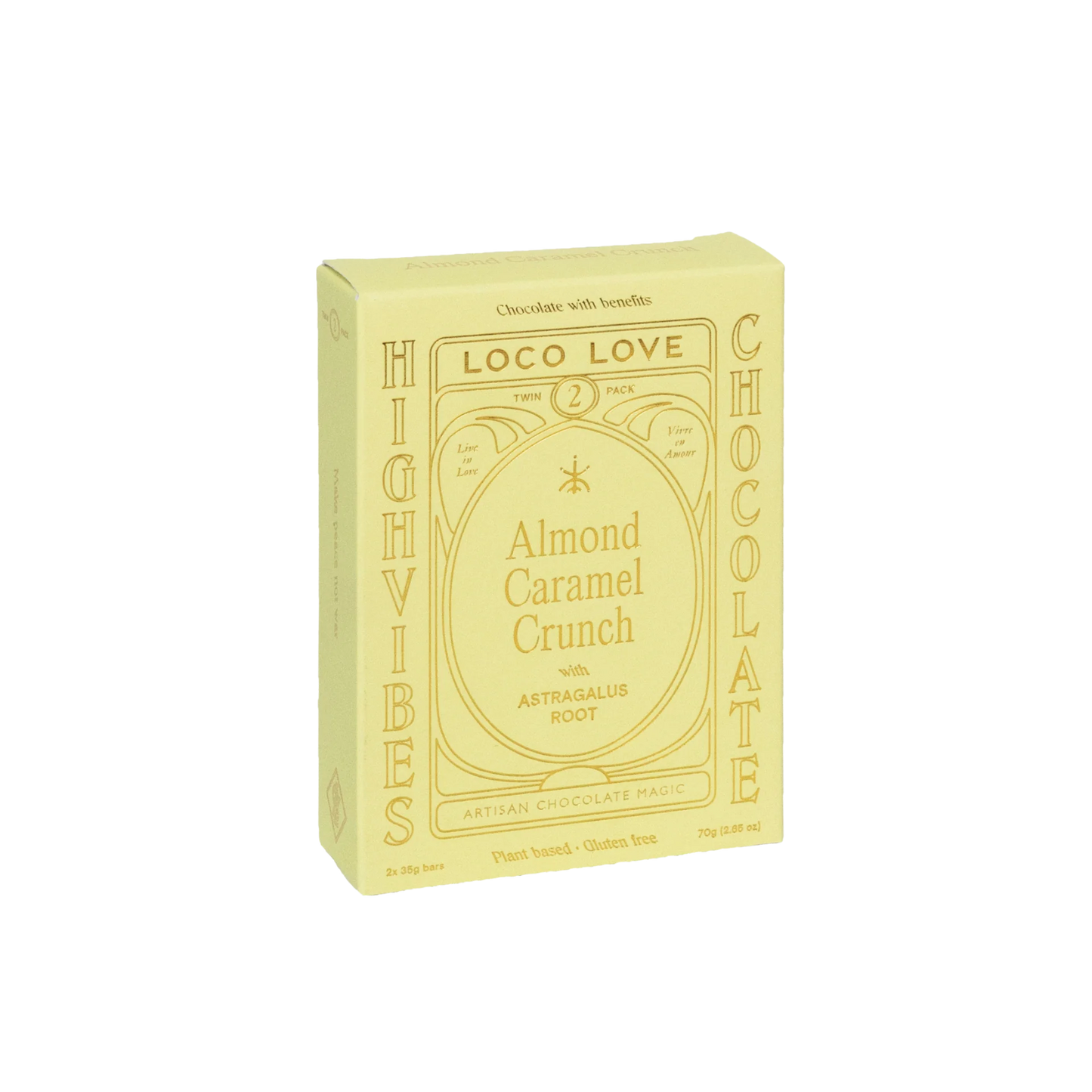 Loco Love | Almond Caramel Crunch Chocolate (2 pcs) *SHIPS MAR 31*