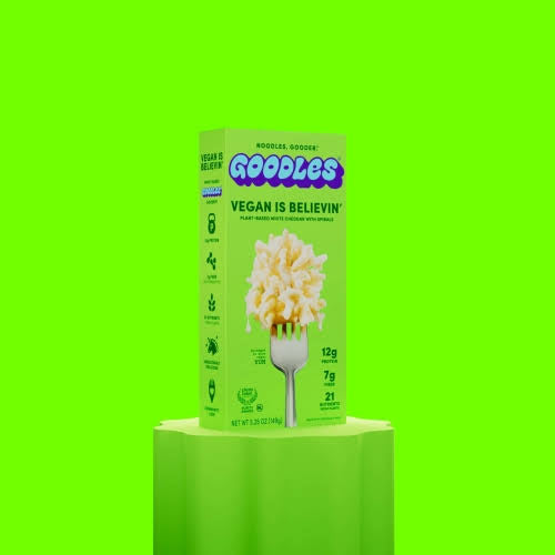 Goodles | Vegan Is Believin’ White Cheddar Spirals (149g)