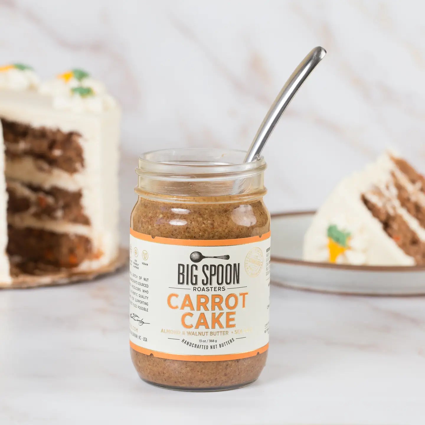 Big Spoon Roasters | Nut Butter: Carrot Cake Almond & Walnut Butter (13oz)