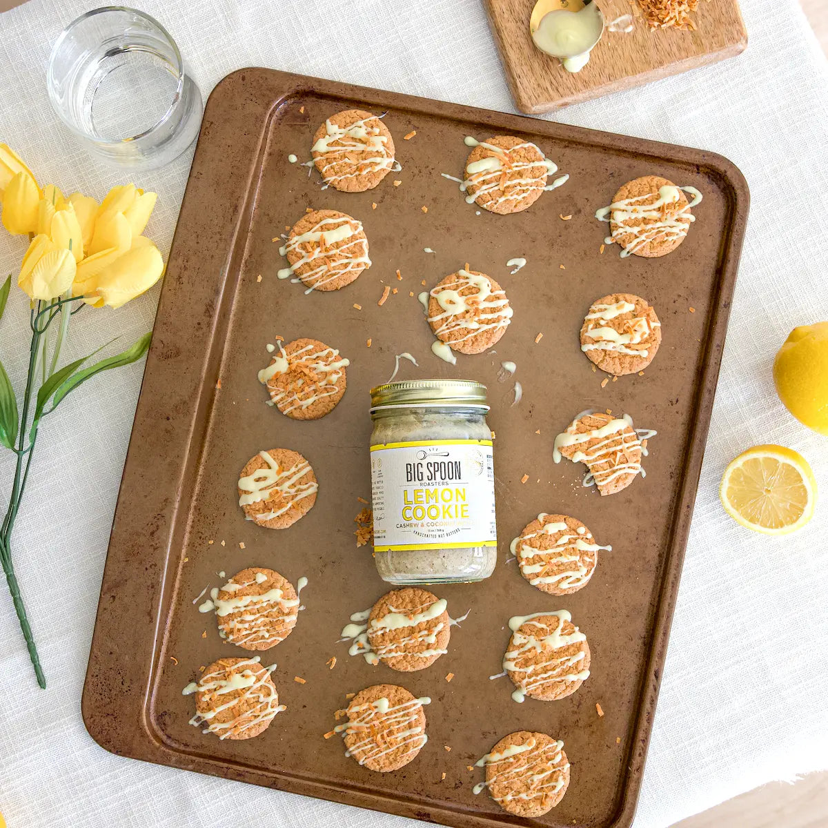 Big Spoon Roasters | Nut Butter: Lemon Cookie Cashew & Coconut Butter (13oz)