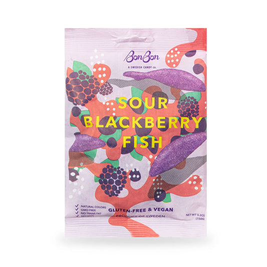 BonBon | Sour Blackberry Fish (150g)