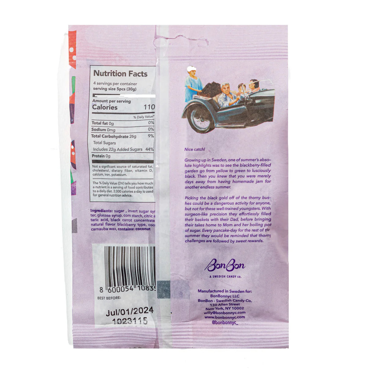 BonBon | Sour Blackberry Fish (150g)