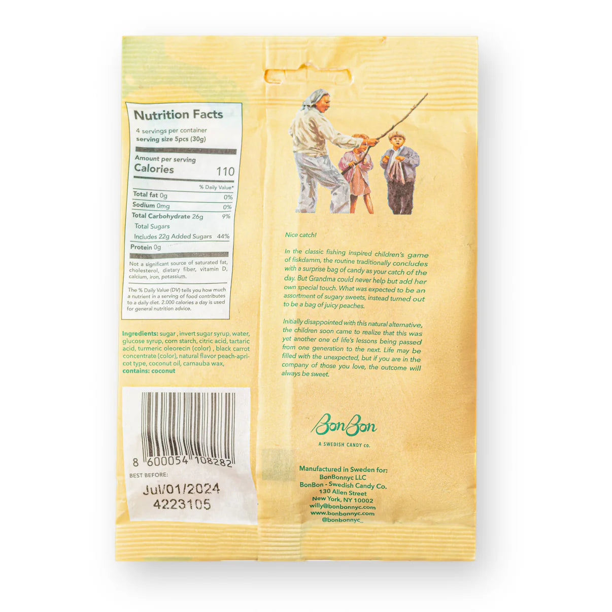 BonBon | Sour Peach Fish (150g)