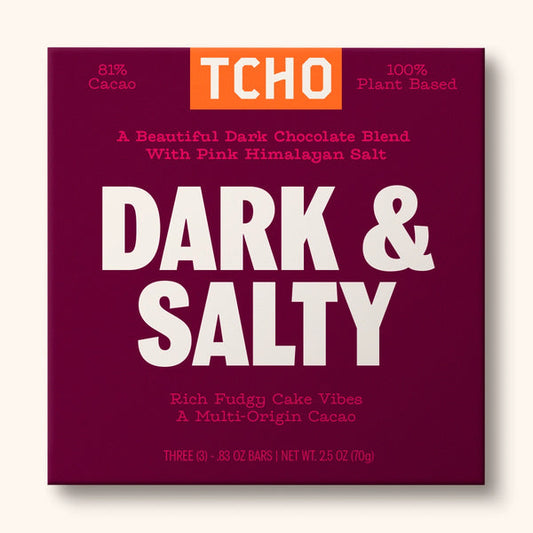 TCHO | Dark & Salty Chocolate (70g)