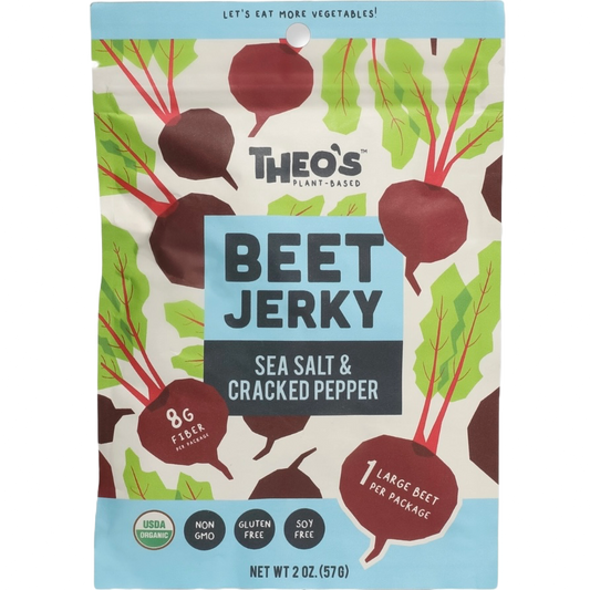Theo's | Beet Jerky: Sea Salt & Pepper (57g)