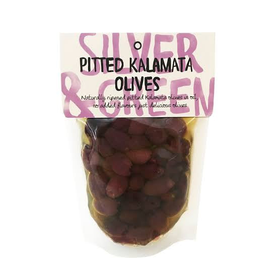 Silver & Green | Pitted Kalamata Olives (220g)