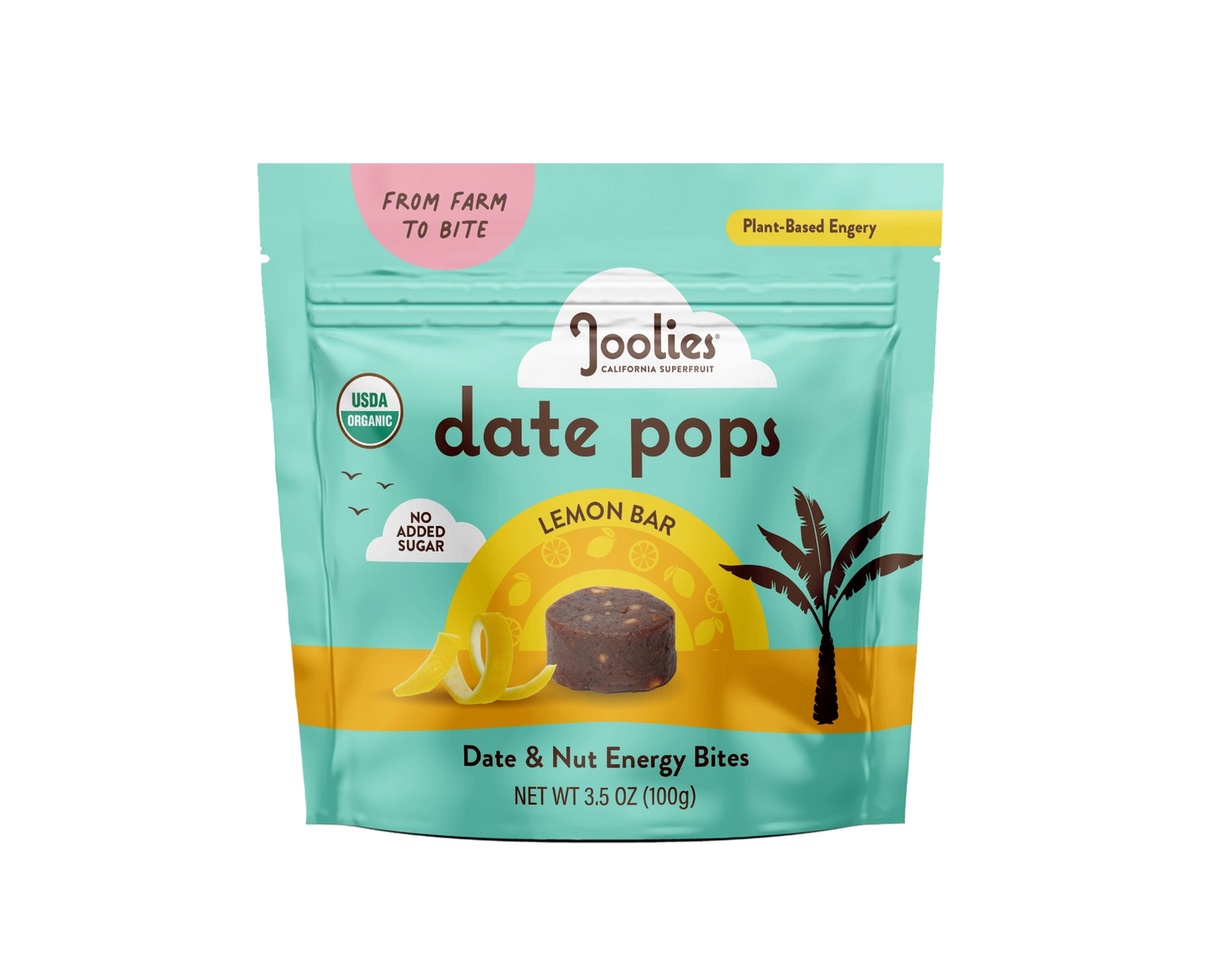 Joolies | Lenon Bar Date Pops (100g)