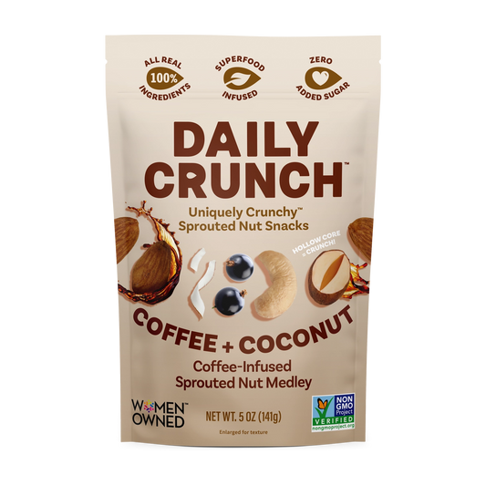 Daily Crunch | Coffee & Coconut Sprouted Almonds (Large 141g)