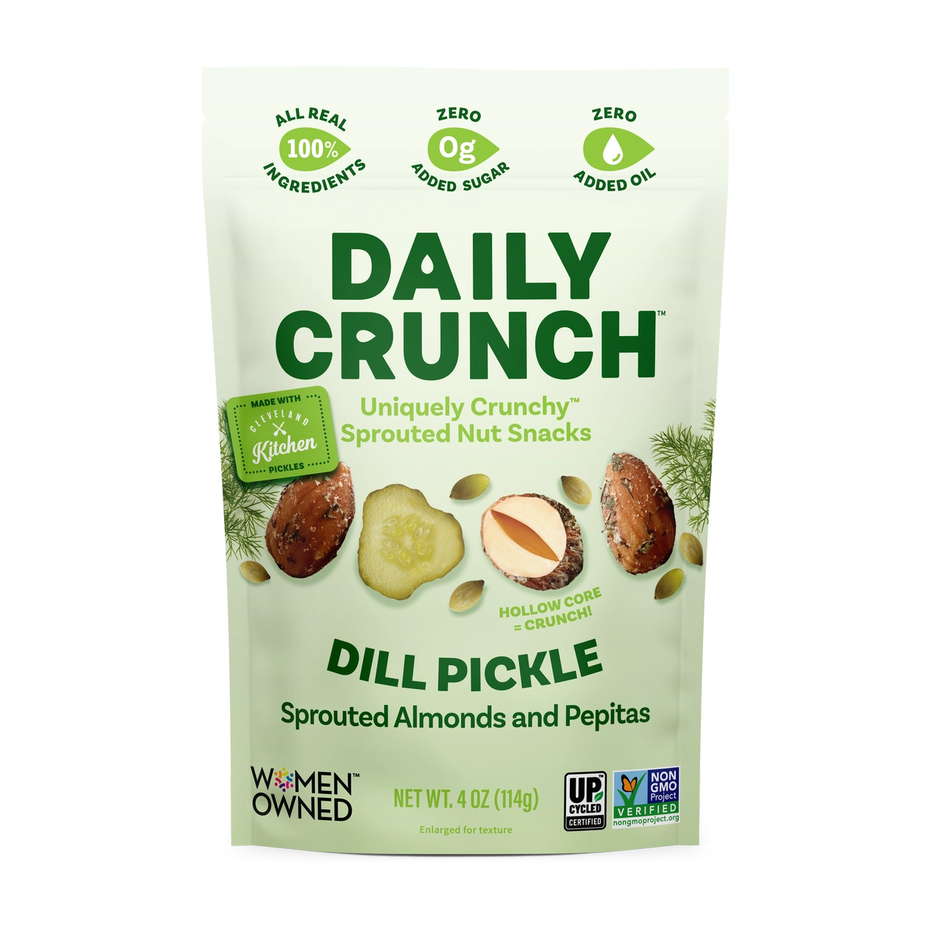 Daily Crunch | Dill Pickle Sprouted Almonds (Large 141g)