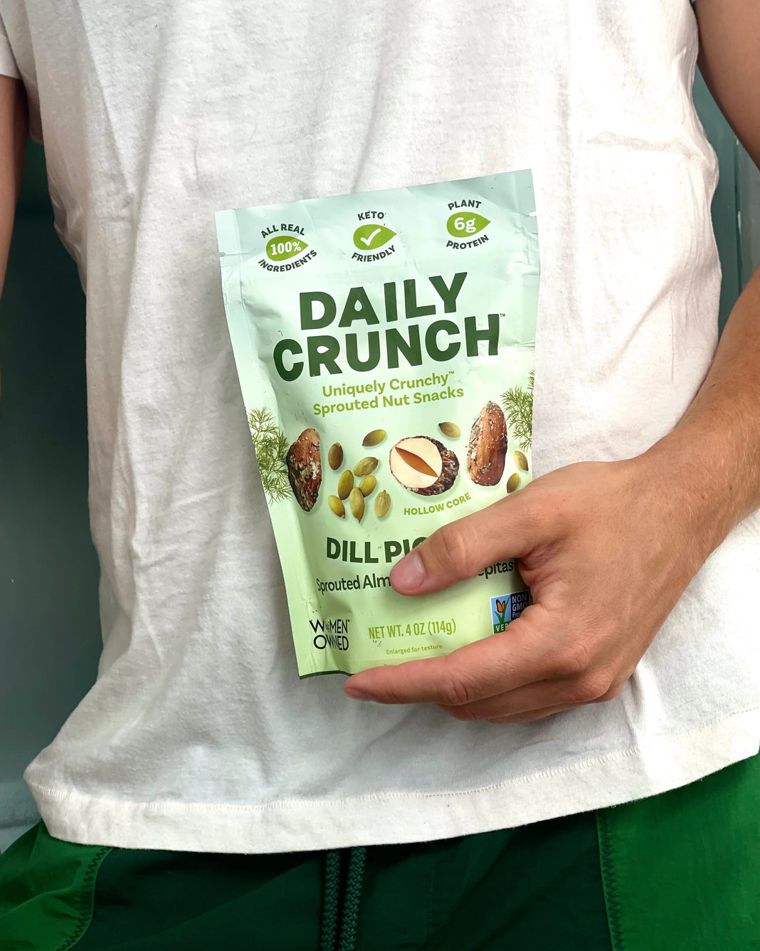 Daily Crunch | Dill Pickle Sprouted Almonds (Large 141g)