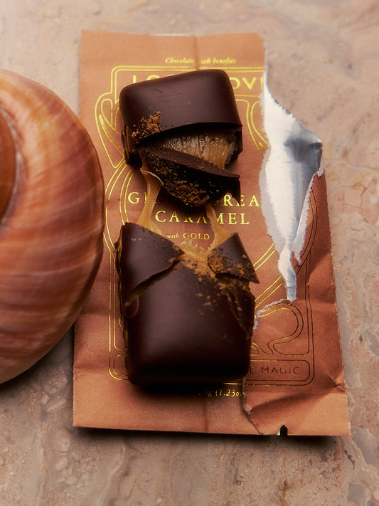 Loco Love | Zingy Gingerbread Caramel Wellness Chocolate (70g)