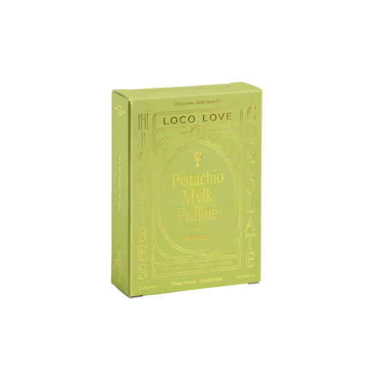 Loco Love | Pistachio Mylk Praline Wellness Chocolate (70g)