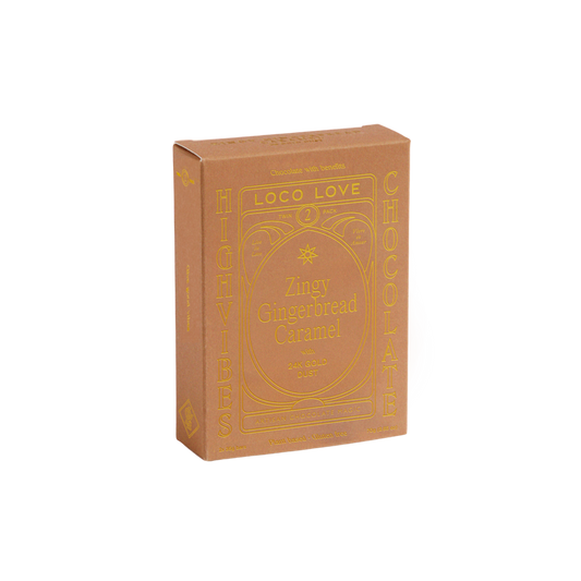 Loco Love | Zingy Gingerbread Caramel Wellness Chocolate (70g)