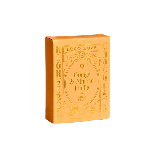 Loco Love | Twin Pack Orange Almond Truffle Chocolate (70g) *SHIPS NOV 24*