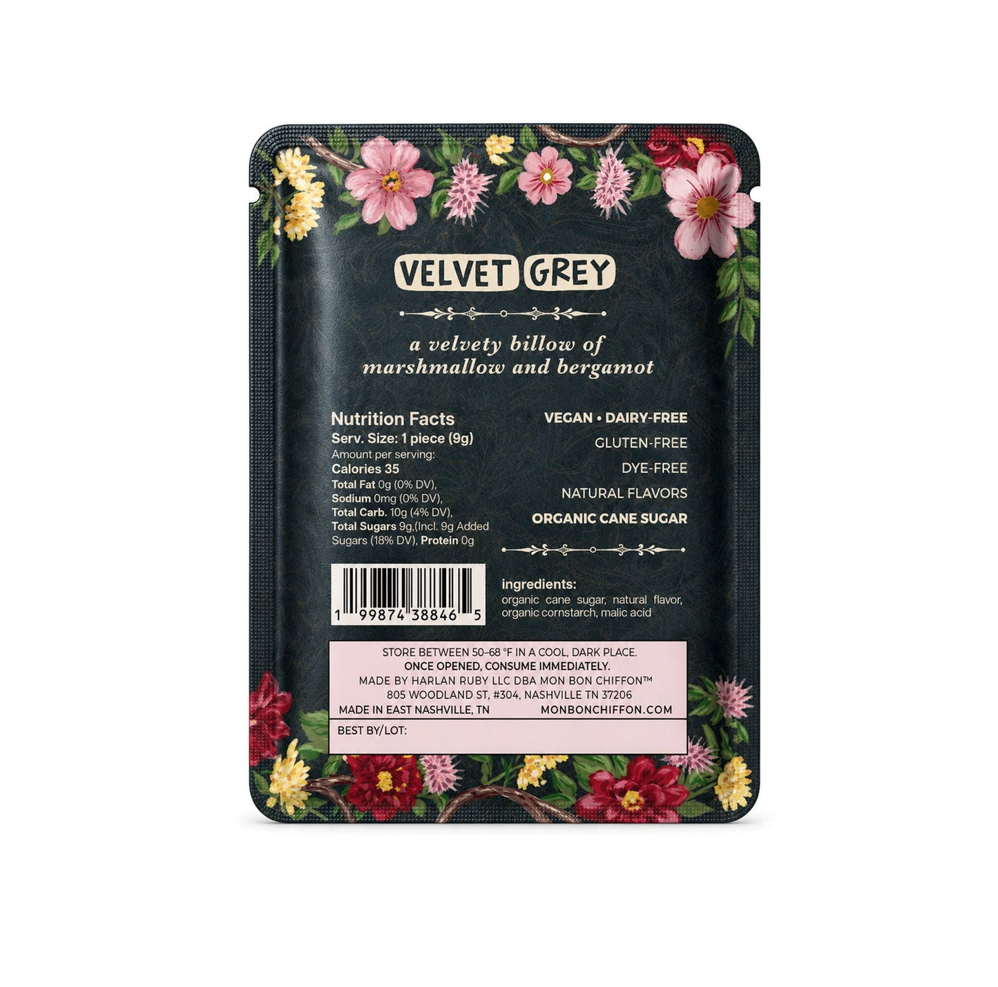 Mon Bon Chiffon | Velvet Grey Cotton Candy (9g)