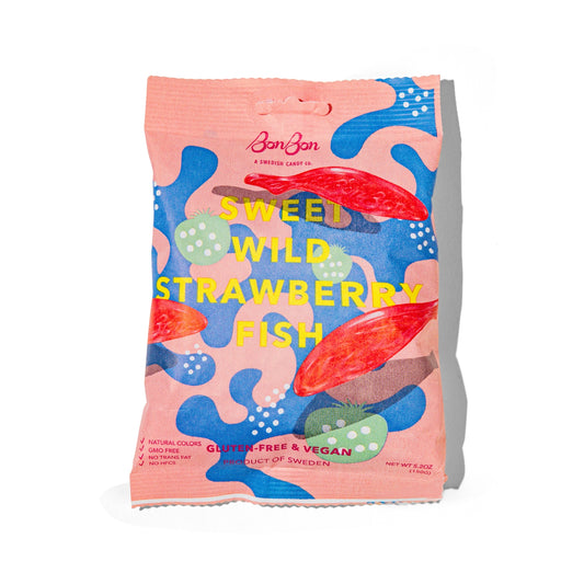 BonBon | Sweet Strawberry Swedish Fish (150g)