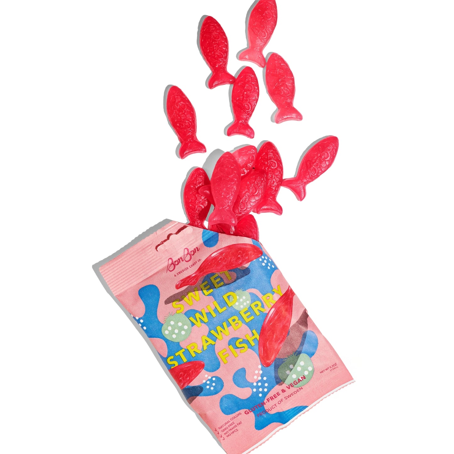 BonBon | Sweet Strawberry Swedish Fish (150g)