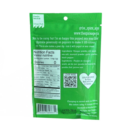 The Spice Age | Dill Pickle Popcorn Seasoning (60g)