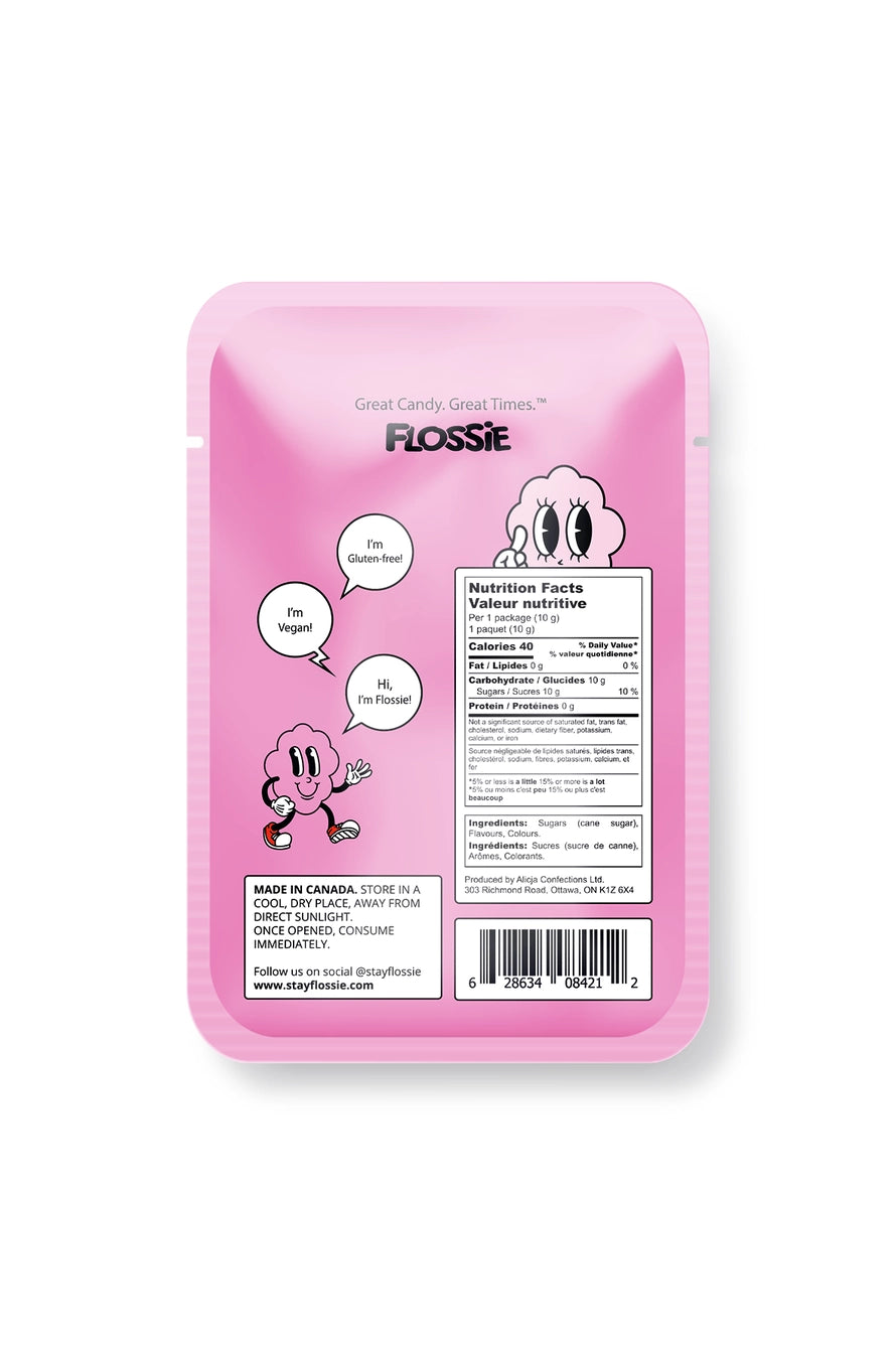 Flossie | Pink Vanilla Cotton Candy (10g)