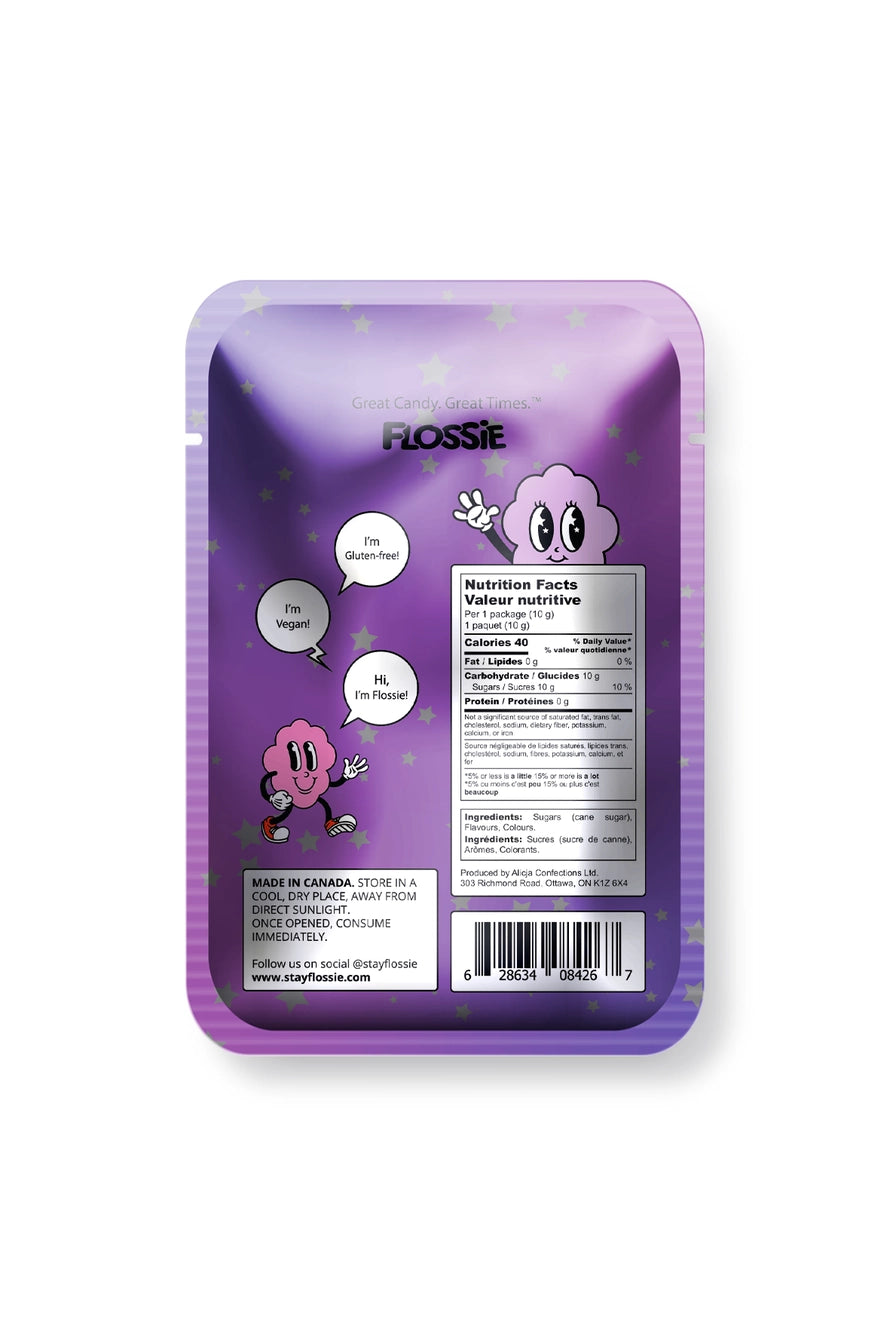 Flossie | Galaxy Grape Cotton Candy (10g)