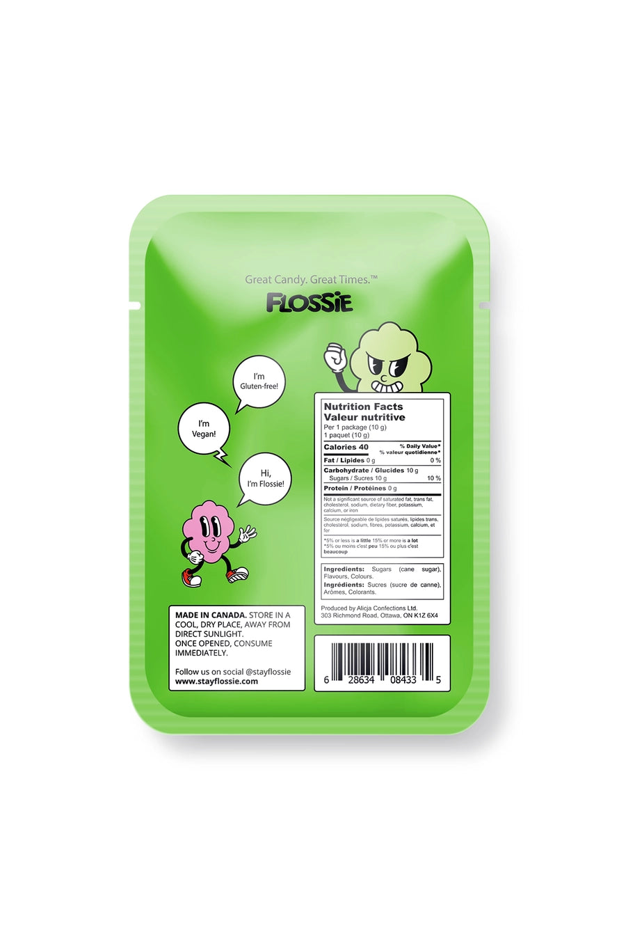 Flossie | Green Apple Cotton Candy (10g)