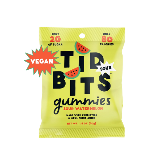 Tidbits | Sour Watermelon Prebiotic Gummies (51g)