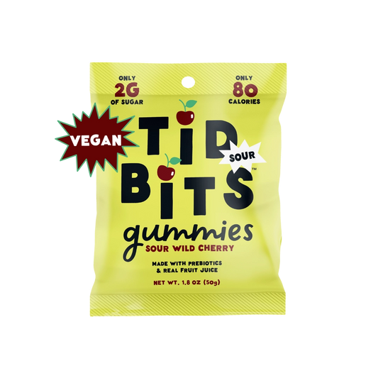 Tidbits | Sour Cherry Prebiotic Gummies (51g)