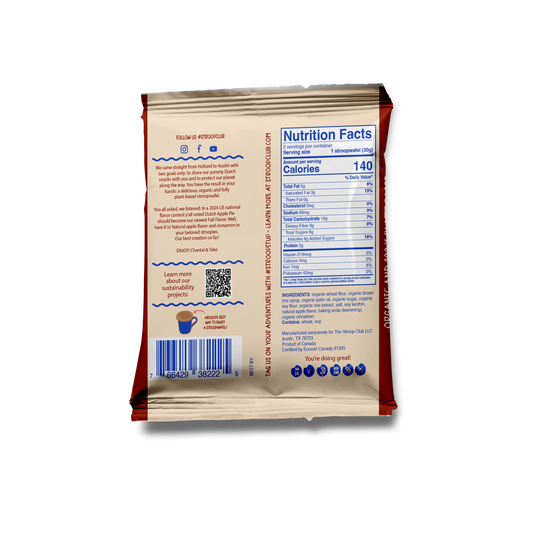 Stroop Club | Apple Pie Stroopwafels x 2 (60g)