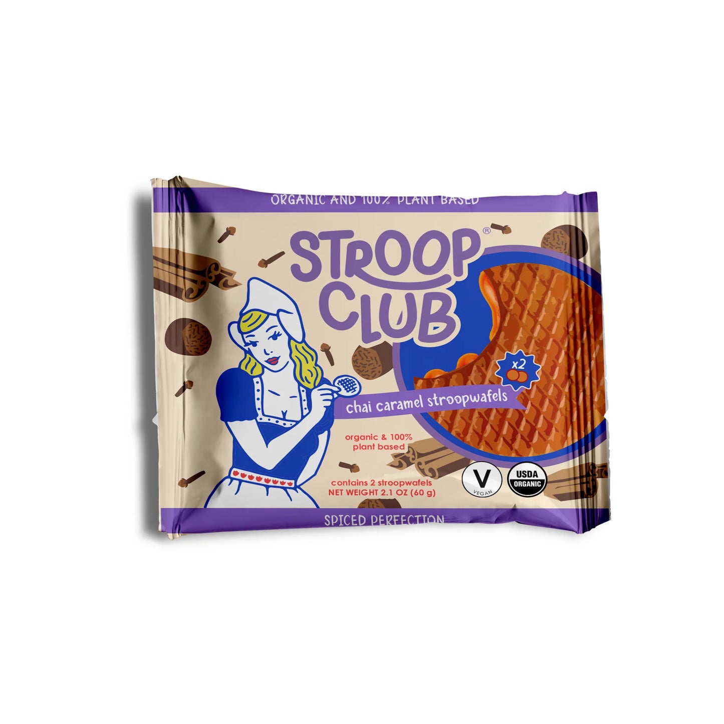 Stroop Club | Chai Stroopwafels x 2 (60g)