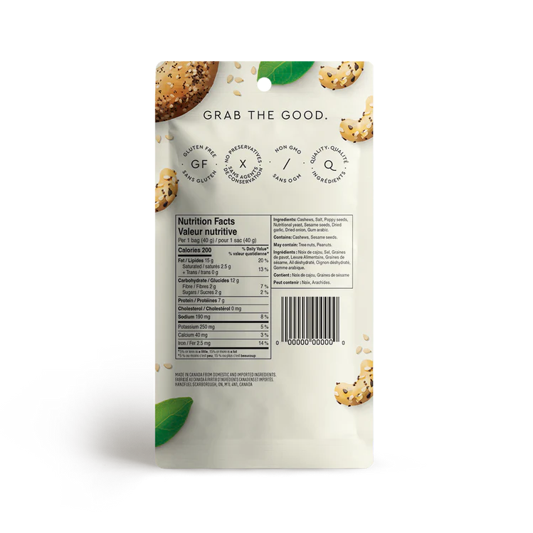 Hand Fuel | Everything Bagel Cashews (40g)