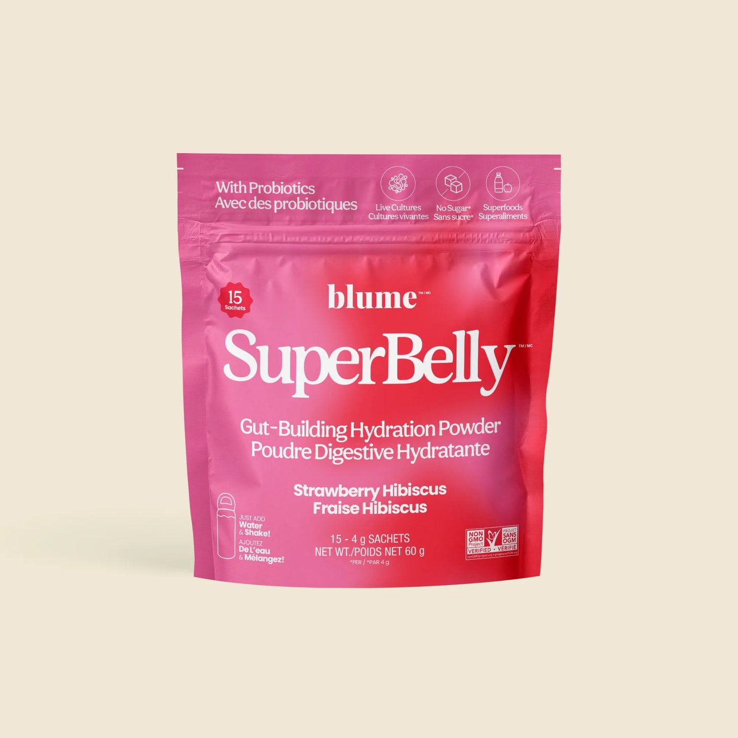 Blume | SuperBelly Strawberry Hibiscus (15ct)