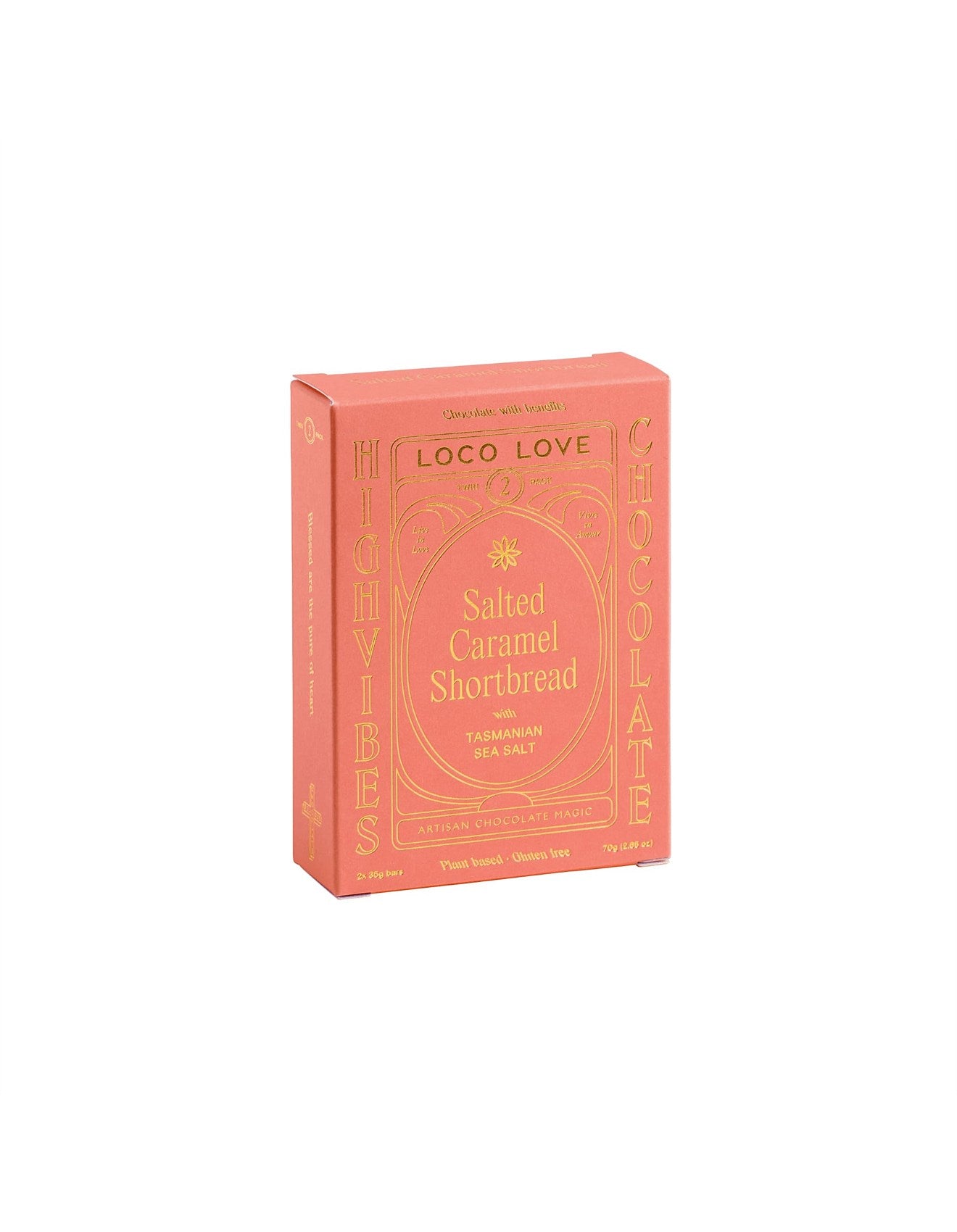 Loco Love | Salted Caramel Shortbread Chocolate (2 pcs)