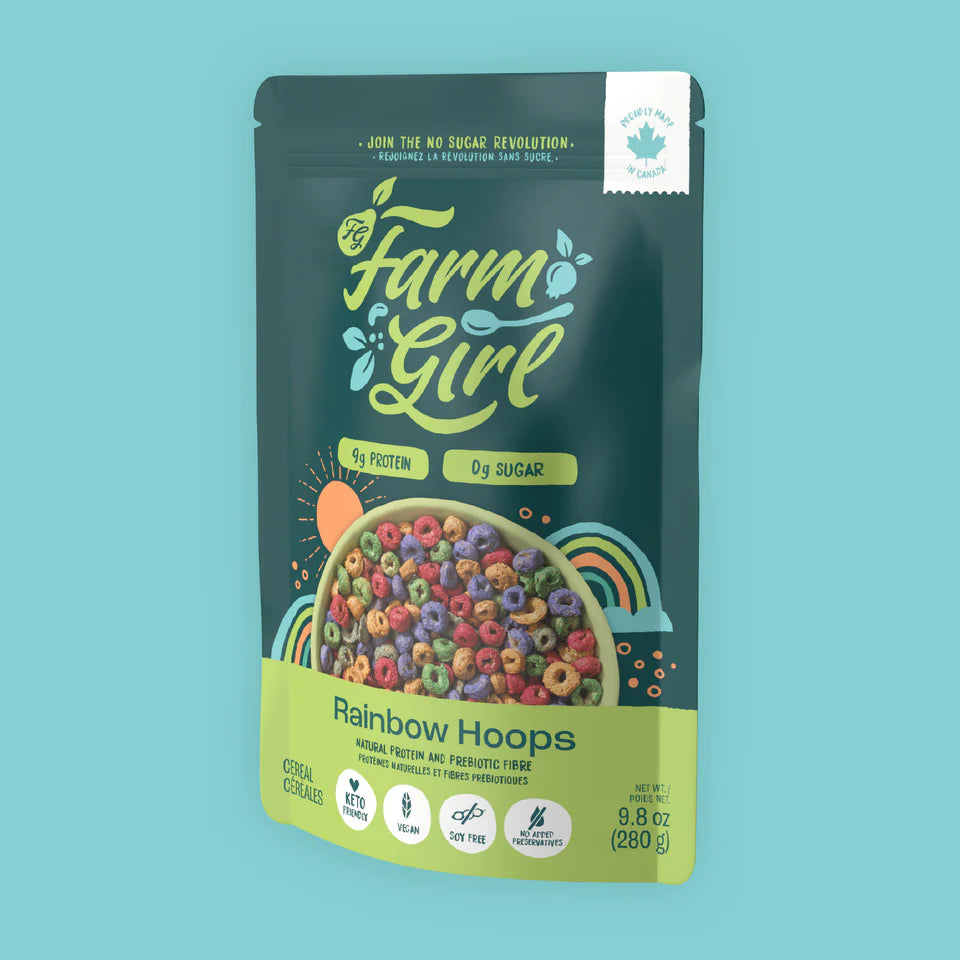 Farm Girl | Rainbow Hoops Cereal (280g)