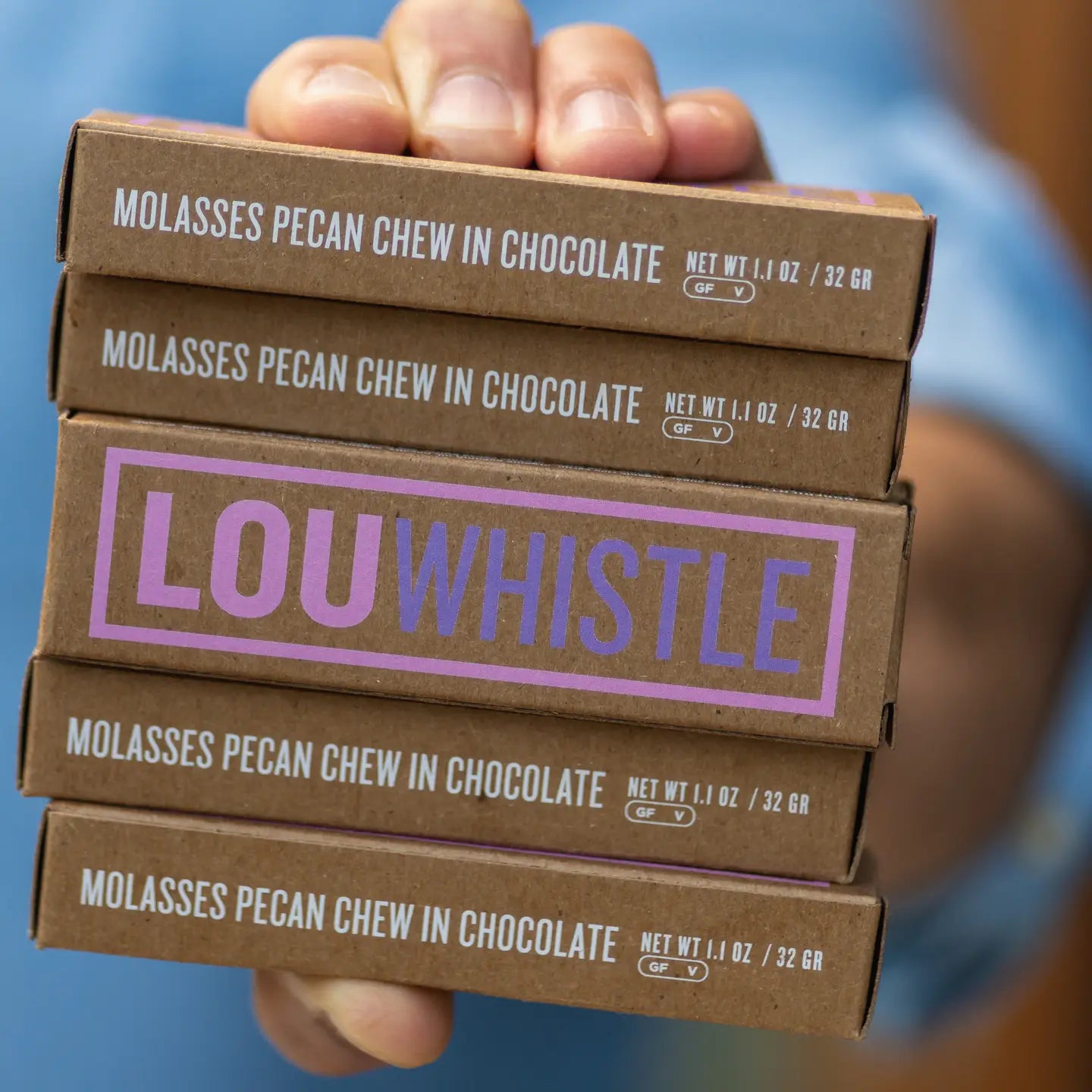 Oregon Bark | Lou Whistle Molasses Pecan Chocolate (2 bars)
