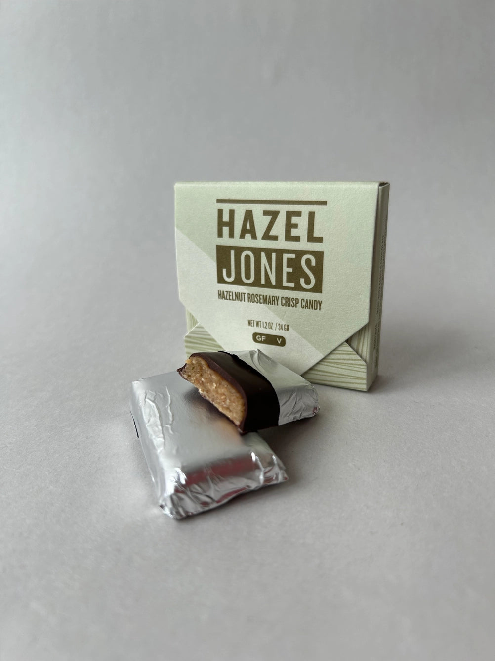 Oregon Bark | Hazel Jones Hazelnut Rosemary Candy Chocolate (34g)