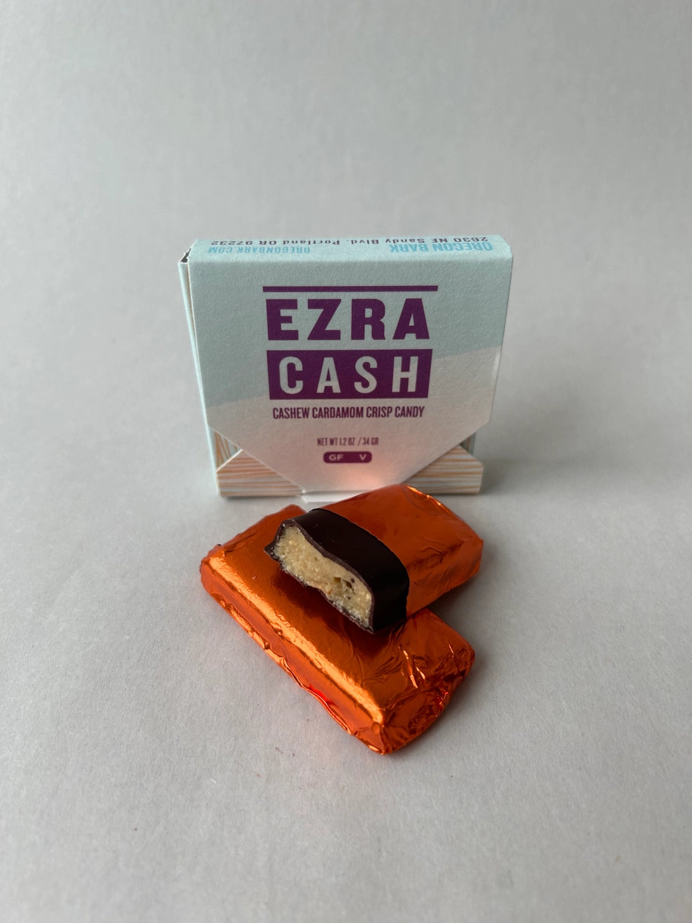 Oregon Bark | Ezra Cash Cashew Cardamom Candy Chocolate (34g)