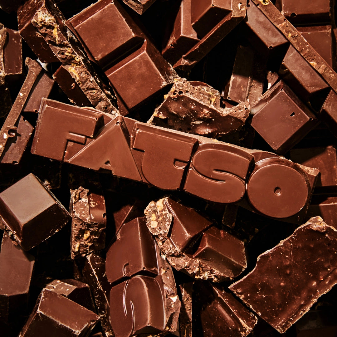 Fatso | King’s Ransom: Mint, Pistachio & Cacao Nibs Chocolate (150g)