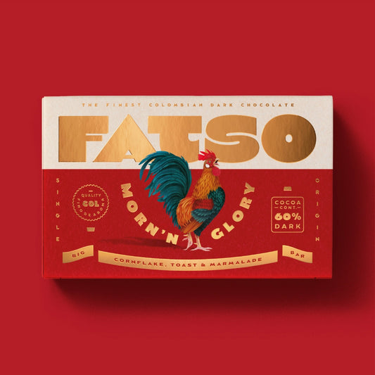 Fatso | Morn’n Glory: Cornflake, Toast & Marmalade Chocolate (150g)