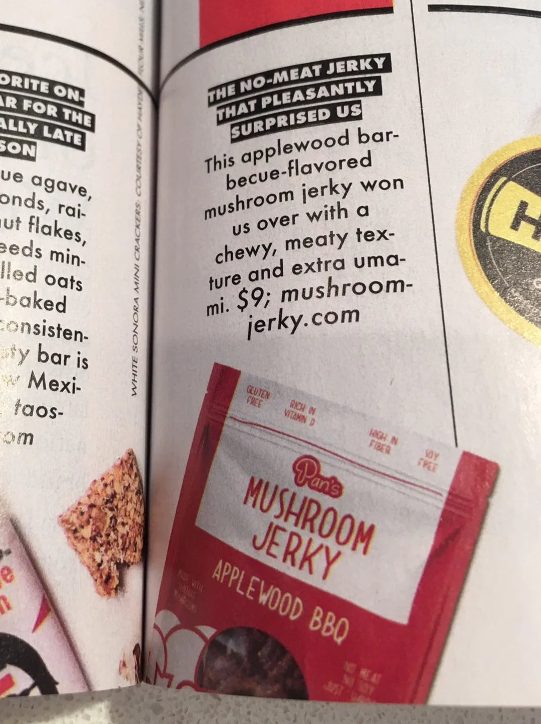 Pan's | Applewood BBQ Mushroom Jerky (62g)