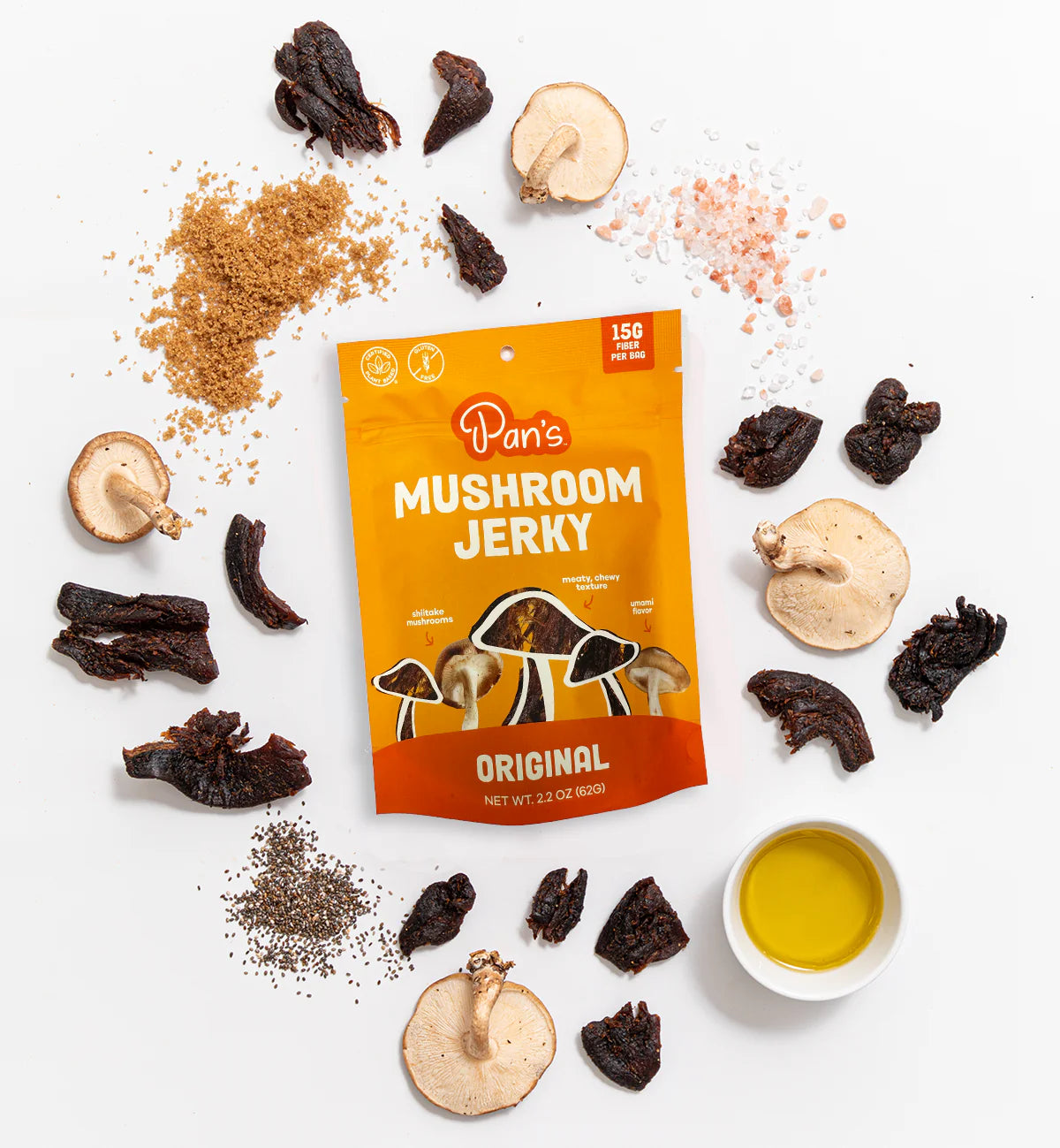 Pan's | Original Mushroom Jerky (62g)