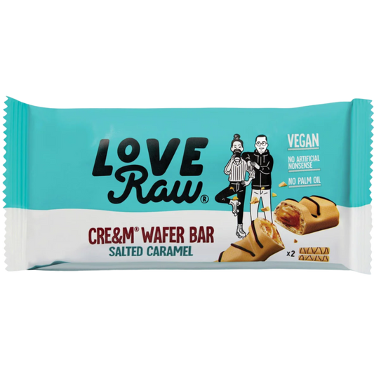 Love Raw | Cream Wafer Bar: Salted Caramel (44g)