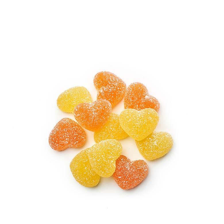 Squish Candy | Sour Peach Hearts (120g)